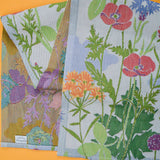 Blue, Green, Red + Orange Floral Ekelund Sommarang Woven Table Runner - 14" x 47"
