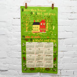 Bless This House 1977 Calendar Tea Towel - 15" x 26"
