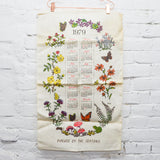Parade of the Seasons 1979 Calendar Tea Towel - 16" x 27"