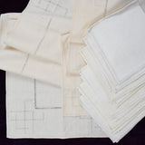 Off-White Openwork Handkerchief Bundle