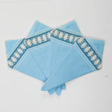 Blue + White Napkins - Set of 4