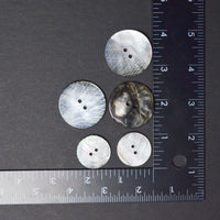 Smoky Mother of Pearl Two-Hole Buttons - Set of 5 Default Title