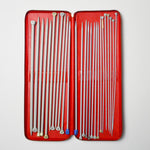 Bernat Aero Straight Knitting Needles in Padded Red Zipper Case Default Title