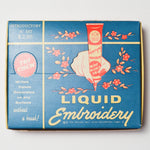 Vintage Tri-Chem Liquid Embroidery Set in Original Box