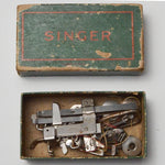 Vintage Singer Bobbins + Sewing Machine Attachments