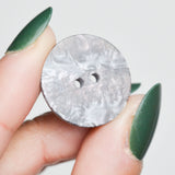 Marbled Plastic Two-Hole Buttons - Set of 2