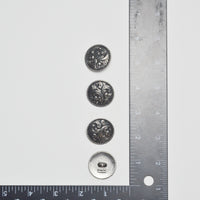 Vintage Tinn-Per Norwegian Pewter Buttons - Set of 4