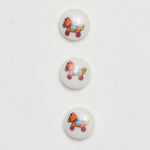 Rocking Horse Plastic Shank Buttons - Set of 3