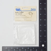 Dritz White Knit Collar