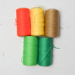 Fuzzy Acrylic Thread Bundle - 5 Spools