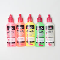 Tulip Slick Fluorescent Fabric Paint - 5 Bottles