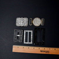 Bejeweled Vintage Buckle Bundle - Set of 5