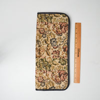 Tapestry Fabric Knitting Needle Zip Case