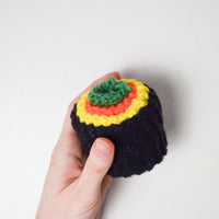 Crochet Sushi Roll Pincushion