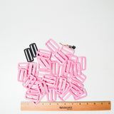 Pink + Black Plastic Buckle Bundle