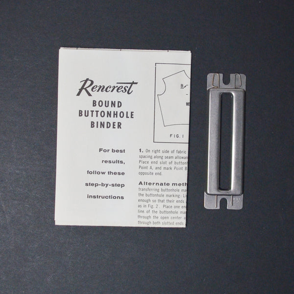 Rencrest Round Buttonhole Binder