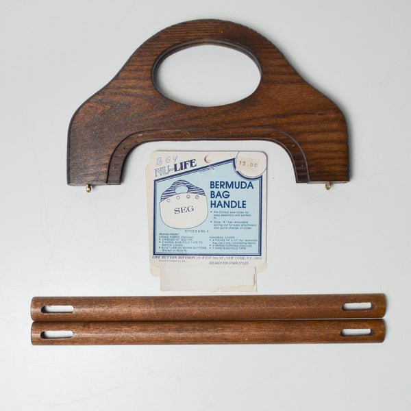 Bermuda Bag Handle + Wooden Purse Accessories