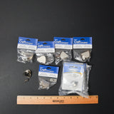 Silver Tone Manual + Magnetic Purse Clasps - 10 Sets