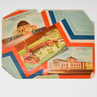 Vintage A Century of Progress Needle Book - Ripped at Fold