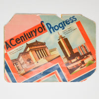 Vintage A Century of Progress Needle Book - Ripped at Fold