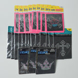 Iron-On Rhinestone Decal Bundle