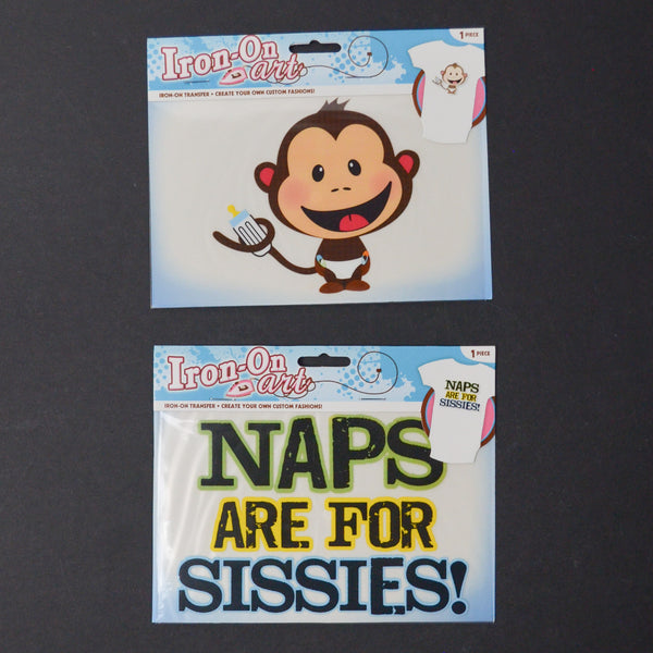 Baby Iron-On Transfers - Set of 2