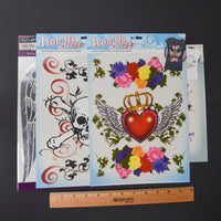Large Iron-On Transfer Bundle - Set of 4