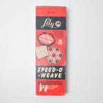 Vintage Lily Speed-O-Weave Hexagonal Loom Set