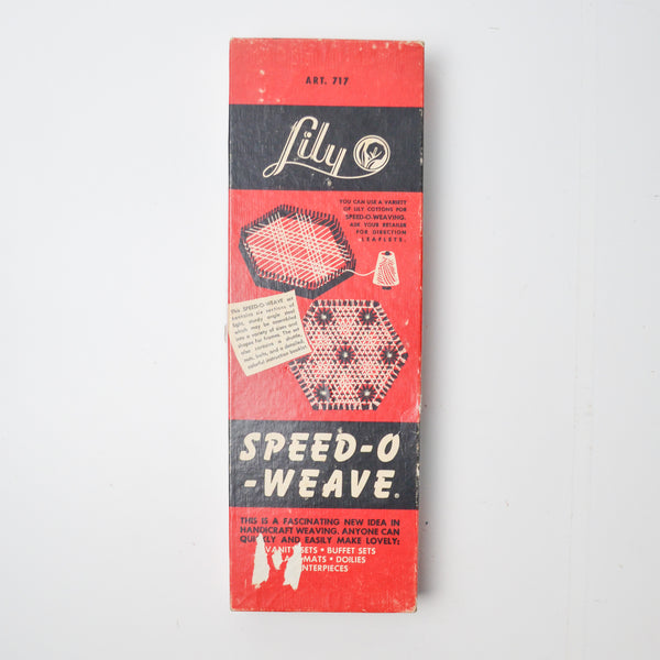 Vintage Lily Speed-O-Weave Hexagonal Loom Set