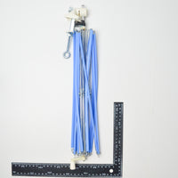 Blue Skein Holder Devidoir Swift Yarn Holder in Plastic Case
