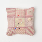Pink Needlepoint Pillow Pin Cushion