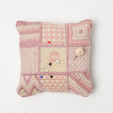 Pink Needlepoint Pillow Pin Cushion