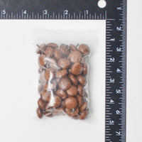 Brown Leather Knot Shank Buttons