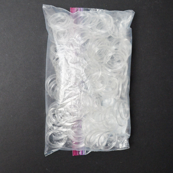 Clear Plastic Rings - 1" Diameter