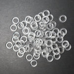 Clear Plastic Rings -3/4" Diameter