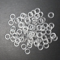 Clear Plastic Rings -3/4" Diameter