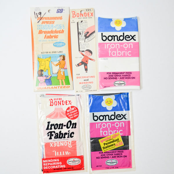 Vintage Iron-On Fabric Bundle