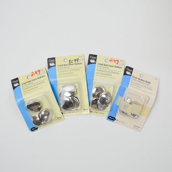 Half Ball Cover Button Bundle