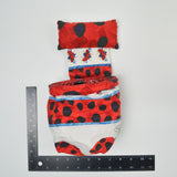 Eric Carle Ladybugs Print Thread Catcher with Attached Pincushion