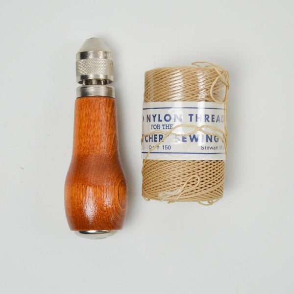 The Speedy Stitcher Sewing Awl with Waxed Nylon Thread