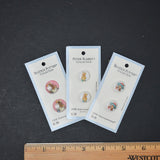 JHB International Beatrix Potter + Peter Rabbit Circular Buttons - Set of 6