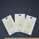 La Mode Black 1 3/8" Circular Buttons - Set of 3