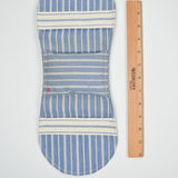 Blue + White Striped Armchair Pincushion