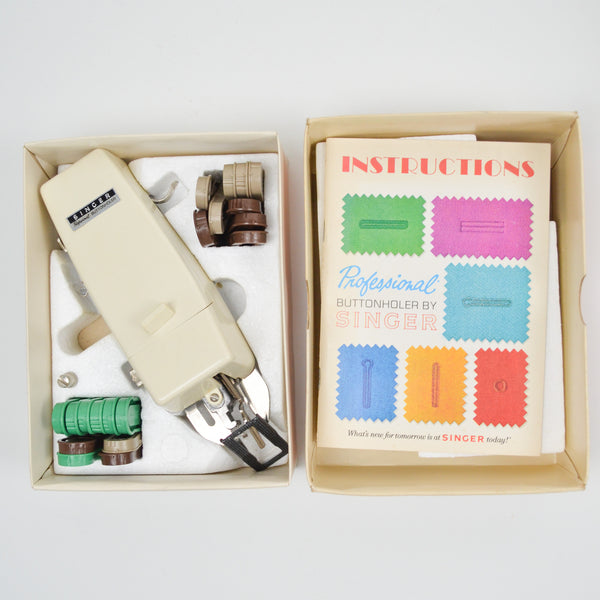 Singer Professional Buttonholer for Vertical-Needle Zig-Zag Sewing Machines