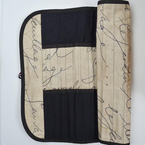 Knitting Needle Roll-Up Travel Case