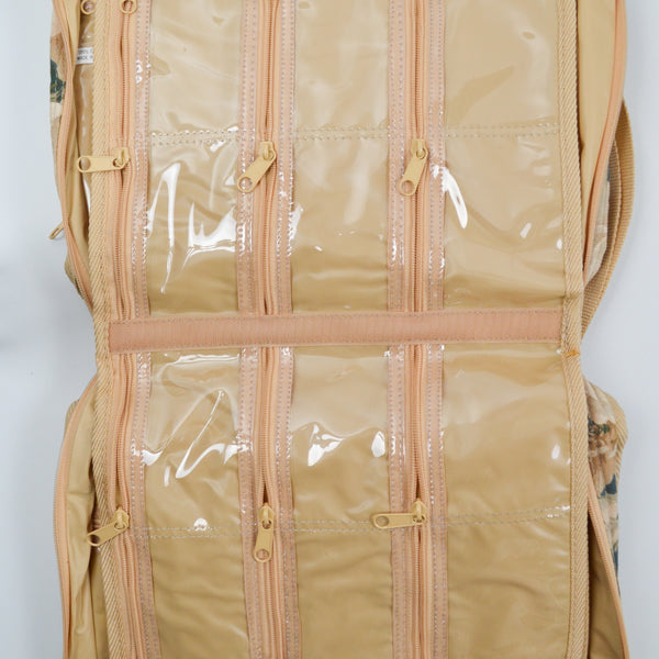 Floral Needlework Project + Notions Travel Bag