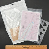 Wiggly Lines + Hearts 1/4" Template Bundle