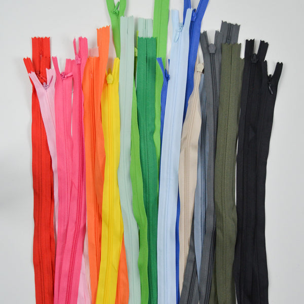 Rainbow 14" Invisible Zipper Bundle