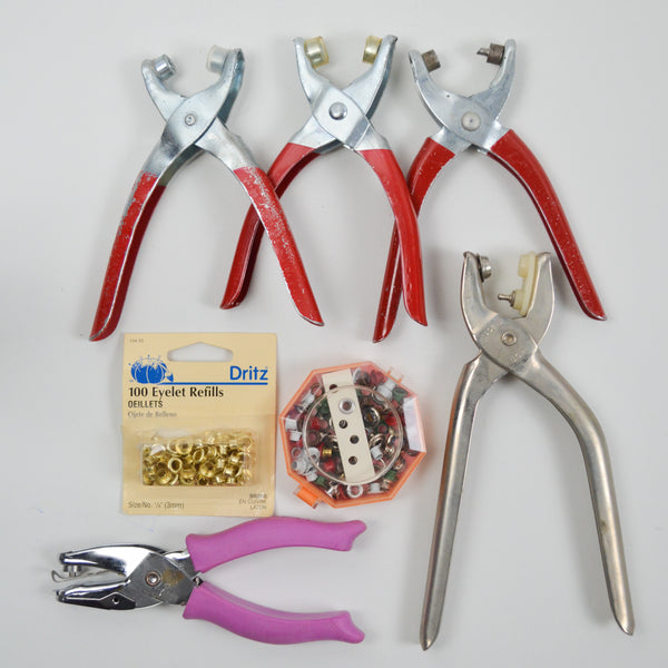 Eyelet + Grommet Press Bundle with Additional Eyelets