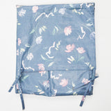 Blue + Pink Floral Print Folding Notion Organizer